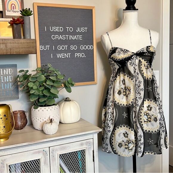 Free People Eternal Spring Twist Chiffon Dress - Size XS - Picture 7 of 10